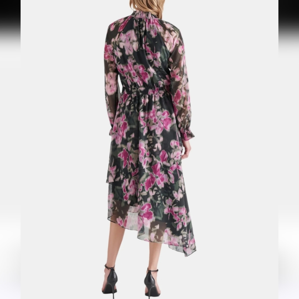 Steve Madden Starla Dress Black Multi Medium - Picture 2 of 12